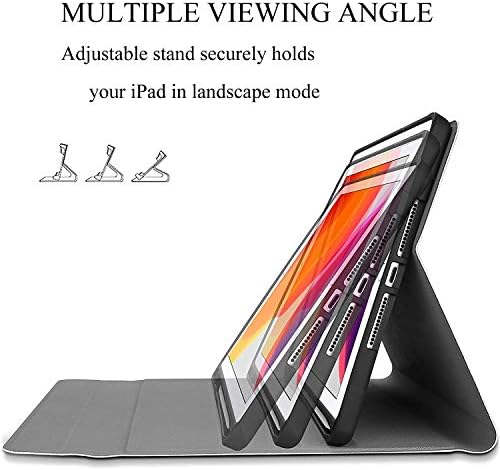 OZADE TABSOBOBELA IPAD-a 9. generacije 2021 / 8. Gen / 7. gen 10,2 inča, odvojiv sa olovkom Držač za držač za olovke FOLIO poklopac tastature za iPad 10.2 / iPad Pro 10.5, jedan svijet jedan svijet