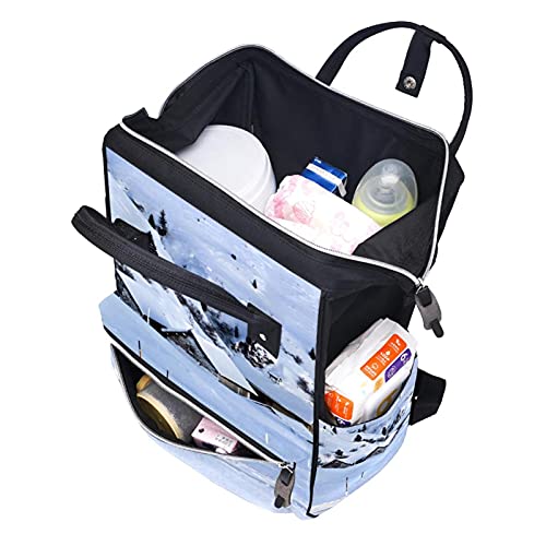Snow Mountain pelene tote torbe mammmy ruksak veliki kapacitet pelena torba za staračku vrećicu za brigu o bebi