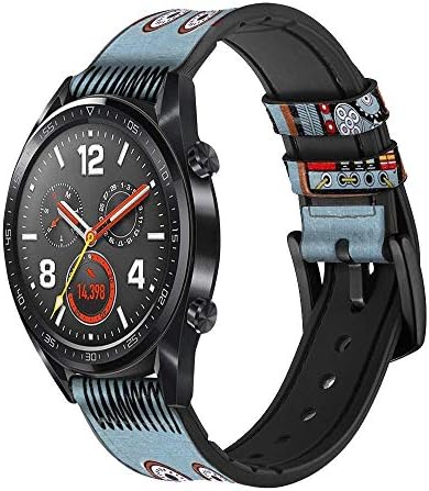 CA0551 Retro robotska igračka koža Smart Watch Band remen za ručni sat Smartwatch Smart Watch veličine