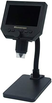 GUANYUNXIU prijenosni LCD digitalni mikroskop, 1-600x Sistem za kontinuirani uvećanje, HD 3.6MP CCD 1080p 4,3 inča HD LCD displej