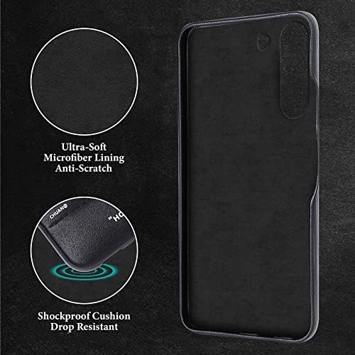 Vruće za Samsung Galaxy S22 ultra, nappa kožni puffer telefon Samsung S22 Ultra CASE [Full Body zaštita] [neklizajući] Otporni na