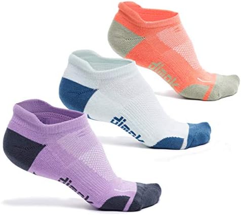 dimok Athletic čarape za trčanje - No Show Wicking sportske čarape otporne na blistere za muškarce i žene