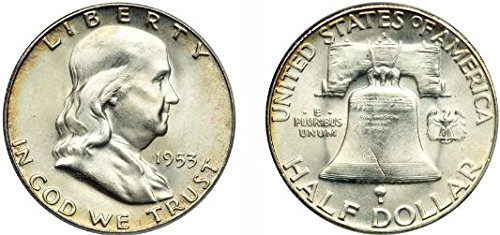 1953. Franklin pola dolara $ .50 Sjajno neobično