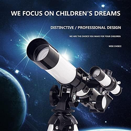 Astronomski teleskop za djecu-profesionalni teleskop za promatranje zvijezda HD refraktor 400 mm žižna daljina, astronomski teleskop