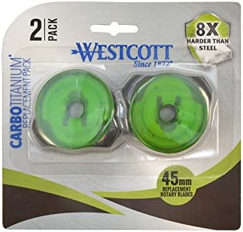 Westcott Carbotitanium 45mm rotacijska zamjena, 2-pakovanje