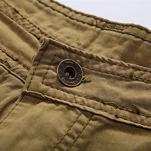 Saxigol Tergo hlače MENS kratke hlače, 2023. plus veličine Multi džepni kombinezoni Ljetni duksevi za muškarce Dugme Downwear