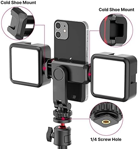 Aisnyho Telefon Starodne adapter za montiranje 360 ​​° Rotirajući podesivi pametni telefon Vlog vertikalni štip za snimanje s dvostrukom