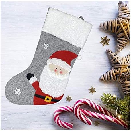 Alremo huangxing - božićne čarape, dječje bombonske poklon torbe, čarape, ukrasi božićnih drvva, božićne čarape, mogu objesiti