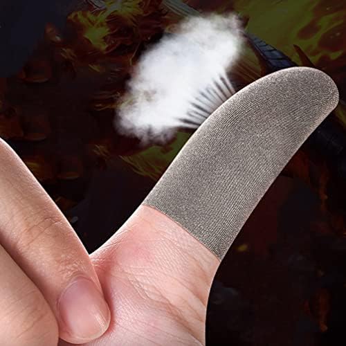INOOMP Gaming Gloves Gaming Gloves Gaming Sleeve 10pcs rukavi protiv prstiju prozračni rukav za prst game Fingertip Cover Thumb zaštitni