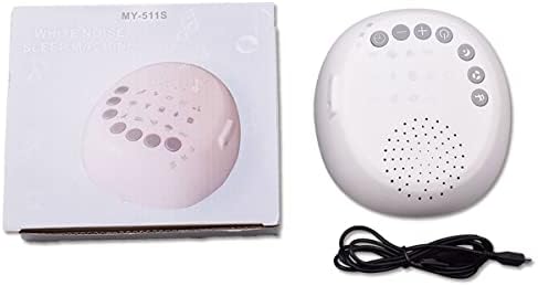 Marycan Portable White Noise Machine-Za djecu djecu za odrasle, Noise Machine smirujući zvuk, ambijentalno noćno svjetlo, kontinuirano