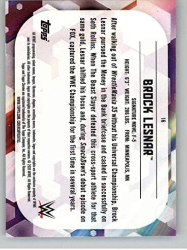 2020 TOPPS Chrome WWE 16 Brock Lesnar RAW WRESTLING TRGOVINA