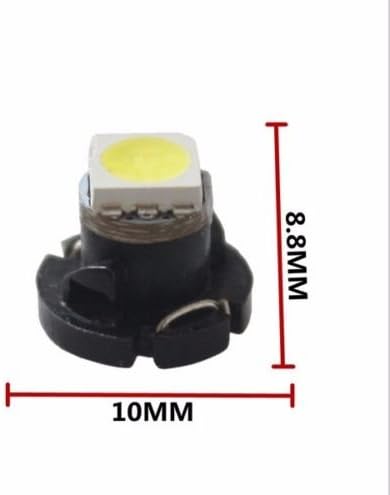 ucomshop T4. 2 LED 5050 SMD ploča za automobile Instrument Tabla sijalica instrumenti lampa Bijelo pakovanje od 10