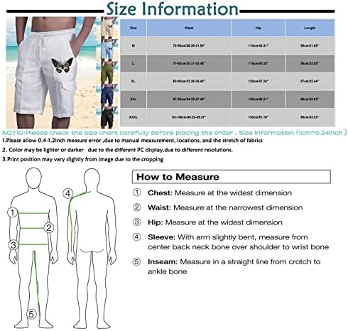 RTRDE CARGO HLATS-a za muškarce Ležerne prilike pamučne kratke hlače Multi džep Tether Fitness vježbanje hlače Radne gaćice