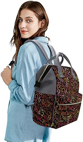 Šarene brojeve ručni ruksak rugarski ruksak vodootporan ruksak za mamu Veliki kapacitet