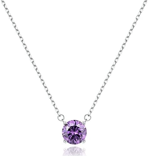 Jewlpire majke dan pokloni 18k zlato dijamant ogrlice za žene Dainty srebro Birthstone ogrlica za žene, majke ogrlice za ženu mama