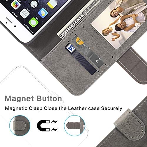 Shantime za Unihertz Tank Case, kožna torbica za novčanik s gotovinom & Slotovi za kartice meka TPU stražnji poklopac Magnet Flip
