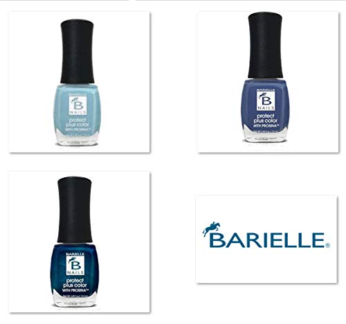 BARIELLE Protect Plus lak za nokte Brilliant Blue 6-PC kolekcija-6 različitih nijansi plavih noktiju