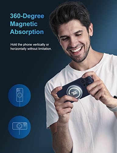 Magnetni bežični punjač, magnetna podloga za punjenje sa 20W USB C PD adapterom, Mag-Safe punjač kompatibilan sa iPhoneom 12/13 Mini/,iPhoneom