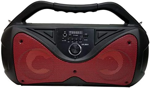 Bluetooth FM Radio Wireless Super Bass prijenosni punjivi zvučnik koji mijenja boju s daljinskim upravljačem kabl za nošenje Mp3 USB