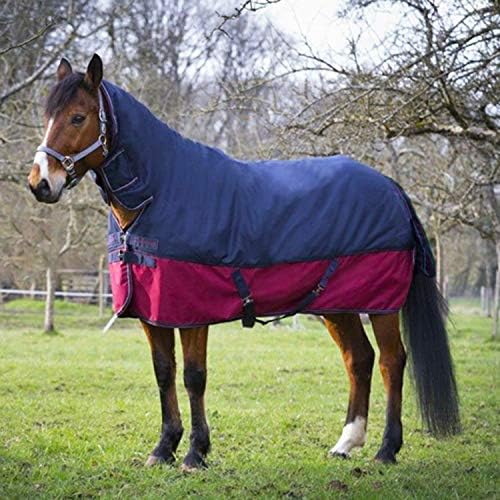 LOVEPET High-end izuzetno debeli Vjetrootporni i otporni na kišu zimski pokrivač za konje, 600d Oksfordska tkanina, punjena 320g pamukom