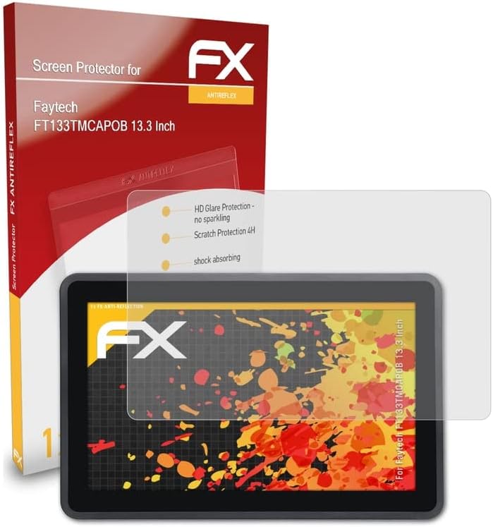 Atfolix zaštitnik ekrana kompatibilan sa Faytech FT133TMCAPOB folijom za zaštitu ekrana od 13,3 inča, Antirefleksnom i FX zaštitnom
