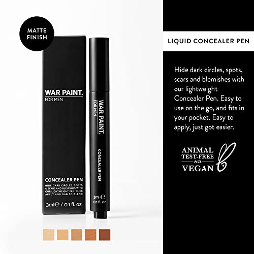 War Paint For Men lagana tečna olovka za korektor-Vegan Friendly & amp; bez okrutnosti-ideja za poklon za Dan očeva - šminka prirodnog