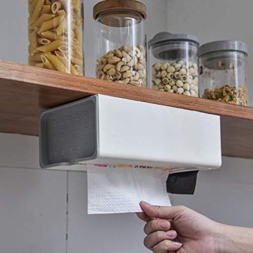 Kabilock plastični nosač držač tkiva multifunkcijska plastična salveta papir od papira za smeće Skladište kućište za kuhinju kupatilo