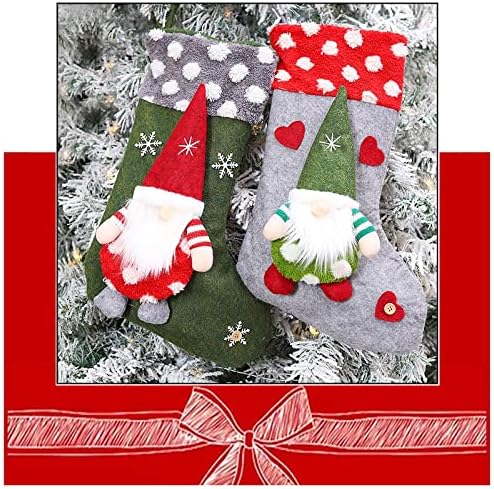 Božićni ukrasi Božićni bez lica Božićni božićni stablo Privjesak bombon poklon torba akrilni štand za ukrašavanje noktiju