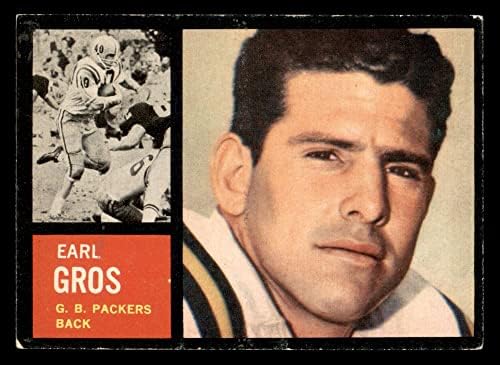 1962 TOPPS 74 Earl Gros Green Bay Packers VG paketi LSU