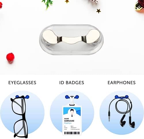 3 pakovanja magnetnih držača naočara naziv oznaka držač značke držač naočara ID značka za muškarce i žene )