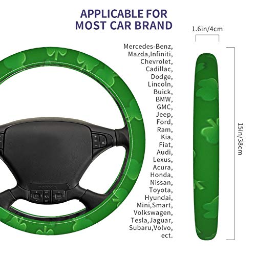 Shamrock slike prilagođene navlake za ručnu kočnicu za automobil poklopac volana meka podloga neklizajući znoj-upijajući unutrašnjost