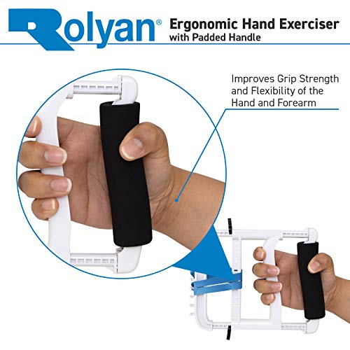 Rolyan zamjenske kopče za osnovne ergonomske vježbače ruku, paket od 4 dodatna klizača za vježbače ruku za jačanje prstiju, palčeva