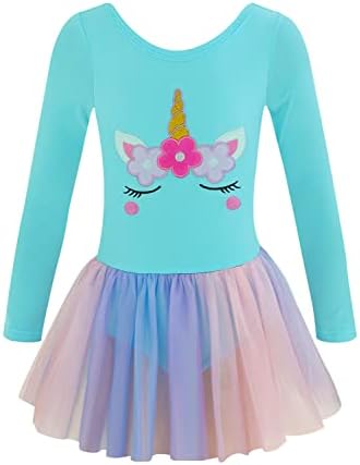 Unicorn balet Leotardi sa Tutu za djevojčice Toddlers Dance Cotton Tulle Sukts haljina