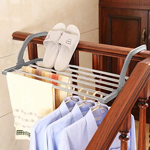 Uqiangy radijator viseći Airer balkonski stalci za unutrašnje šipke za sušenje ručnik sklopivi alati za odjeću & amp ;organizacija