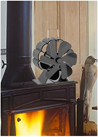 Yyyshopp kamin ventilator 6 oštrice toplotni pogon štednjak ventilator Eco Friendly Quiet Fan za drva gorionik Home efikasna toplota