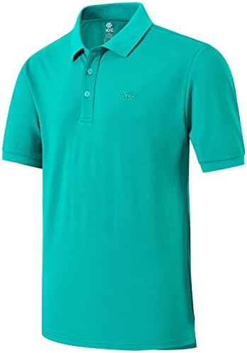 Mofiiz casual golf majice za muškarce, suho fit muške polo majice s kratkim rukavima, majica s kratkim kolačima za atletski fit