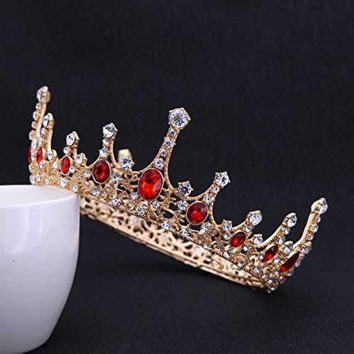 Frcolor Queen krune, vještački dijamant barokna vjenčana tijara i krune
