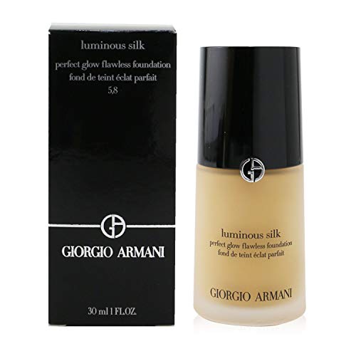 Giorgio Armani Luminous Silk Perfect Glow Flawless Foundation 5.8 Srednja, Zlatna 30 ml / 1 oz