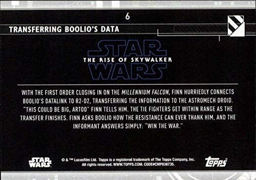 2020 TOPPS Star Wars Raspon Skywalker Series 2 6 Prenos podataka B2D2 Trgovačka kartica