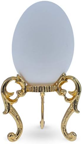 Bestpysanky prsten na tri noge zlatni ton metalni držač sfere za jaje