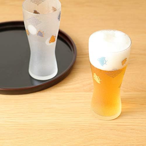 Aderia pivo stakleni par set 10,5 oz Premium Nippon Okus poklon set od 2 izrađen u Japanu
