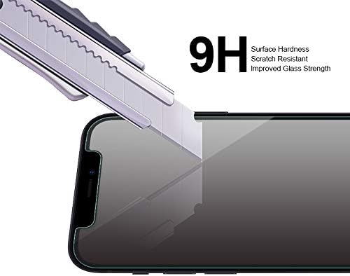 Supershieldz Zaštita ekrana protiv odsjaja dizajnirana za iPhone 12 i iPhone 12 Pro [kaljeno staklo] protiv otiska prsta, protiv ogrebotina,