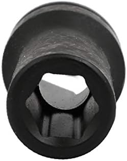 X-DREE 1/2-inčna kvadratna rupa 10mm unutrašnja Hex 78mm dužina CR-V Čelična Crna utičnica (Presa d'impatto u acciaio CR-V con quadrato da 10 mm con interno quadrato da 10 mm