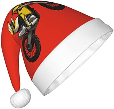 Motocross Logo Santa Šešir Djeca Božić Kape Pliš Božić Šešir Za Božić Novu Godinu Holiday Festival Party Kape