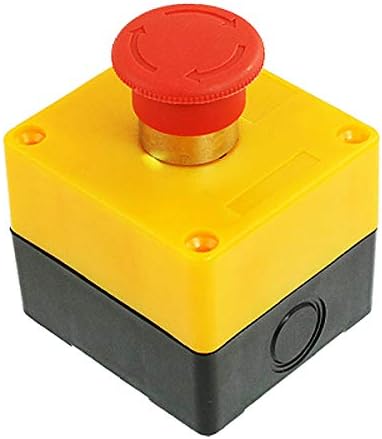 Comok 22mm NC crvena gljiva zastoj za zaustavljanje nužde Rotacijsko samo-zaključavanje prekidača gumba 600V 10A ZB2-BE102C