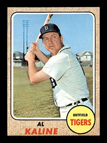 240 Al Kaline Hof - 1968 TOPPS bejzbol kartice Ocjenjivane exmt + - bejzbol ploče sa autogramiranim vintage karticama