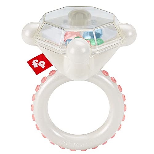 Fisher-Price Rock ' n Rattle prsten za zube, baby Zvečka i igračka za izbijanje zuba za uzrast od 3 mjeseca i više