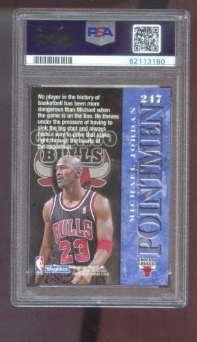 1996-97 Skybox Premium 247 Michael Jordan PSA 8 Ocjenjivačka kartica NBA 96-97 1996-1997 - nepotpisane košarkaške kartice