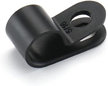 Kobamp za kabel baomain R-tipa 5/16 inča crni UC-1.5 pakovanje od 100