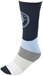 MACCABI ART zvanični par Manchester City FC čarapa sa logotipom, veličina 9-13